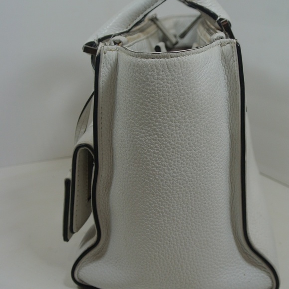 Michael Kors white leather purse - Picture 6 of 11
